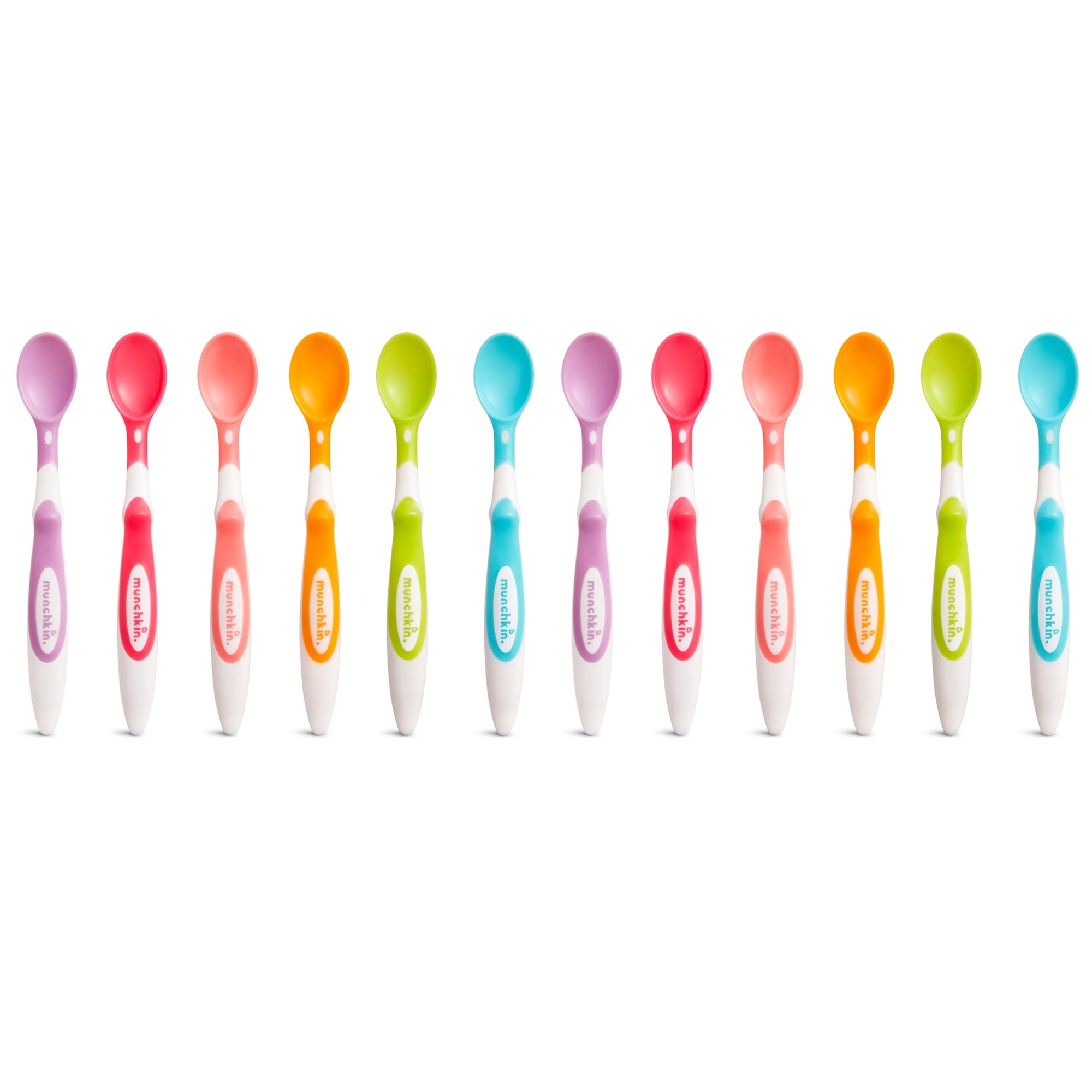 Munchkin® Soft Tip™ Infant Spoons, Multi-Color, Unisex, 12 Pack