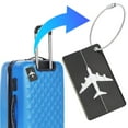 thumbnail image 1 of Fiudx Etiqueta de Equipaje, Etiqueta de Maleta de Aleación de Aluminio, Elegante Marcador de Bolso, Accesorio de Viaje Duradero, Instrumento Único Identificable, para Maleta o Mochila Escolar, Esenci, 1 of 5