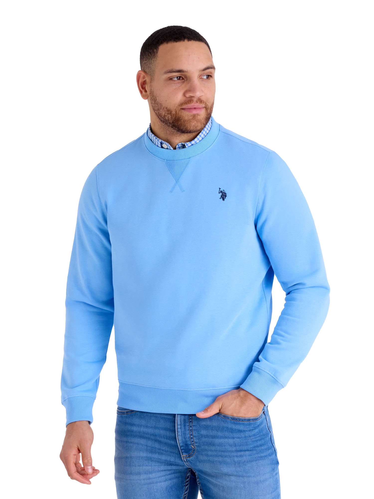 U.S. Polo Assn. Men's Crewneck Fleece Sweatshirt