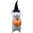 thumbnail image 1 of Ratón de Halloween con calabaza Animales de fieltro, Ratón de Navidad de fieltro con aguja, Decoraciones de Halloween hechas a mano con fieltro de lana D, 1 of 7