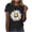 Black-A, variant on Women's Graphic T Shirts Short Sleeve Sunflower Daisy Tees Summer Casual Loose Crew Neck Tops