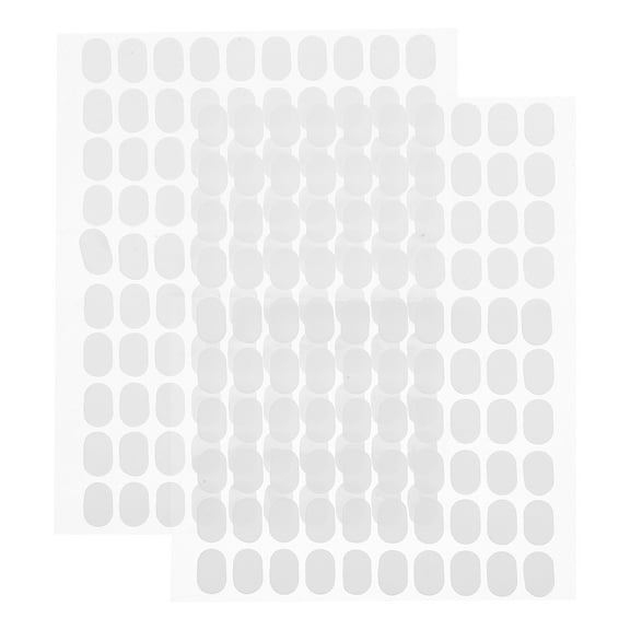 JMXIANG 2 Sheets Of Clear Sticky Dots For Nail Art Double Side Adhesive Tabs For Nail Stand Transparent Nail Glue Stickers For French Manicure Nail Art Tools