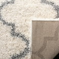 thumbnail image 6 of SAFAVIEH Fontana Hilda Geometric Plush Shag Area Rug, Cream/Grey, 4' x 6', 6 of 9