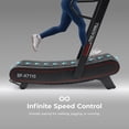 thumbnail image 4 of Sunny Health & Fitness Smart  Manual Curved Treadmill, Non-Motorized, High-Intensity with 8 Levels of Magnetic Resistance - SF-X7110, 4 of 10