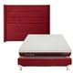 thumbnail image 1 of Colchón Matrimonial Restonic Roll + Box Base Cama + Cabecera Lugo Rojo, 1 of 8