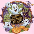 thumbnail image 3 of CafePress - Haunted Halloween Delight: Spooky Seasonal Design Kids T Shirt - Light Classic Kids Graphic, Short Sleeve T-Shirt, Sizes XS-XL, 3 of 4