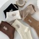 thumbnail image 2 of Calcetines de mujer de moda otoño e invierno nuevos calcetines de algodón lindos de estilo japonés de tubo medio calcetines de conejo bordados de tiras finas de color sólido, 2 of 6