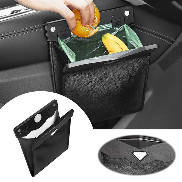Smart LED Hanging Car Can - Versatile Organizer and Storage Solution for Vehicle Waste Management Ideal for Any Model