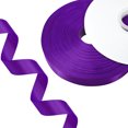 thumbnail image 4 of Purple Double Faced Satin Ribbon Bows & Ribbons - 1 inch x 100 Yards, 4 of 6