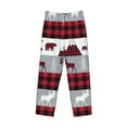 thumbnail image 4 of Balery Men'S Buffalo Plaid Forest Pants,Sleepwear Pants,Pajama Pants,Pj Bottoms Drawstring And Pockets-X-Large, 4 of 9