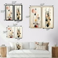 thumbnail image 4 of Designart "Retro Pastel Opulence Circular Geometry II" Modern Geometric Framed Wall Art Set Of 2 - Modern Black Gallery Wall Frame Set For Home Decor, 4 of 6
