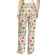 thumbnail image 3 of Daiia Fall Fruits And Vegetables Women's Sleep Pant with Pockets and Drawstring,Pajama Pants-Small, 3 of 9