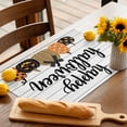 thumbnail image 4 of Halloween Placemats Set of 6 Happy Halloween Place Mats Fall Placemat Dots Pumpkin Wood Grain Table Mats for Dining Kitchen Table Holiday Dinner Party Home Decorations 13x19 Inch, 4 of 8
