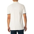 thumbnail image 3 of Fila Custom Two Button Tipped Rib Polo Shirt, White, 3 of 5