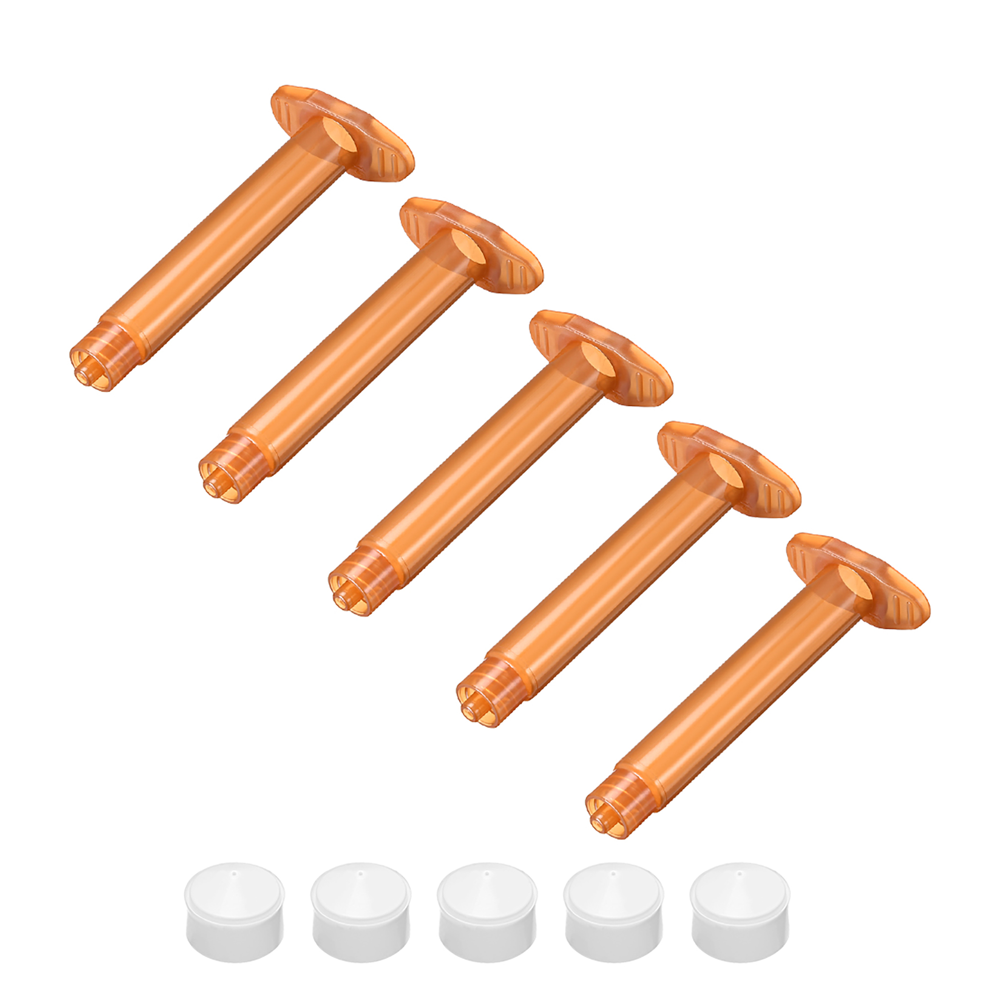 Air Distribution 3cc 3ml Brown Adhesive Syringes Tube Sleeve W Piston For Industrial 5 Pcs Walmart Com