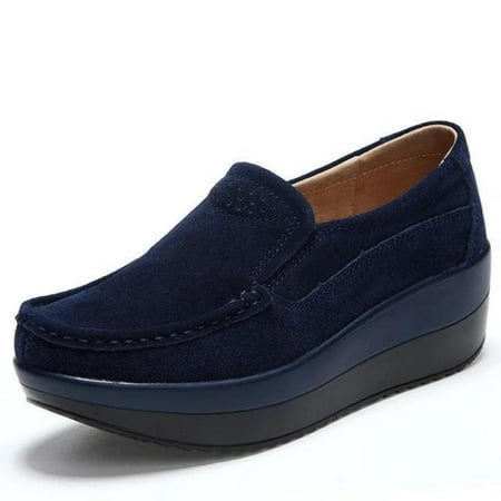 

Breathable Casual Flat Platform Stacked Shoes