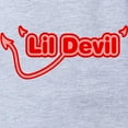 thumbnail image 2 of CafePress - FIN Lil Devil - Cute Infant Baby Football Bodysuit, 2 of 3