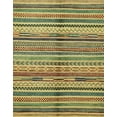 thumbnail image 1 of Ahgly Company Indoor Rectangle Abstract Metallic Gold Area Rugs, 7' x 9', 1 of 2