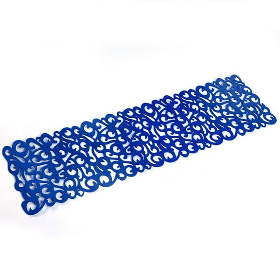 7 Colors Rectangle Shape Felt Tablecloth Runner Placemats Table Mats,Place Mats for Kitchen Table,Household Decorations [Royal blue]