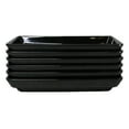 thumbnail image 5 of Pack Of 6 Black Neta Zara Sushi Case Sashimi Plates With Drip Holes 8" By 3.75", 5 of 9