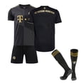 thumbnail image 1 of Nuevo 2021/2022 Camiseta de fútbol para niños 25 # Muller 9 # Lewandowski Camisetas de fútbol Conjunto de pantalones cortos / calcetines-Negro-24 BmatwkZeng Bmatwk Jersey, 1 of 1