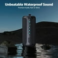 thumbnail image 3 of ZZA Portable Bluetooth Speaker, Powerful Crystal Clear Sound, IPX6 Waterproof, RGB Lighting Effects, Lighted Buttons, All Day Playtime, TWS Paring, Wireless Speaker for Home, Party, Outdoor, Beach, 3 of 7