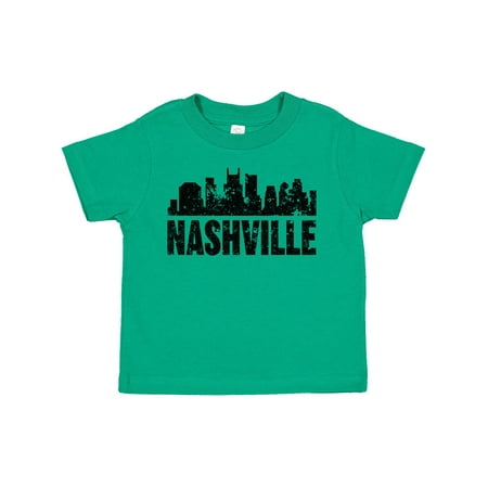 

Inktastic Nashville Skyline Grunge Gift Toddler Boy or Toddler Girl T-Shirt