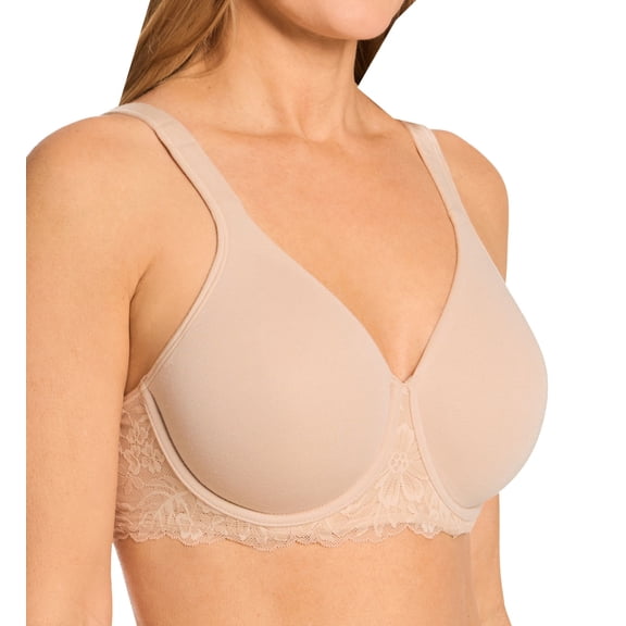 Women's Bali DF3423 Breathe Underwire Minimizer Bra (Almond 38D)