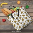 thumbnail image 6 of Disketp Hohey Bee Golden2 Canvas Tote Bag,Women Shoulder Bag Crossbody Handbag with Zipper Closure, 6 of 8