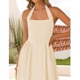 thumbnail image 4 of Vestido ZESICA Summer Halter Halter Midi 2025 Beach Apricot, 4 of 6