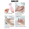 thumbnail image 2 of QJUHUNG 5 Pack Paper Soap Sheets Portable Soap Sheets Portable Hand Washing Paper Portable Disposal Travel Scented Bath Slice Sheet Foaming Paper Soap Confetti Slide Flakes for Hand Soap, 2 of 6