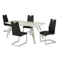 thumbnail image 2 of Meredith 5-Piece Dining Set, Black, 2 of 2