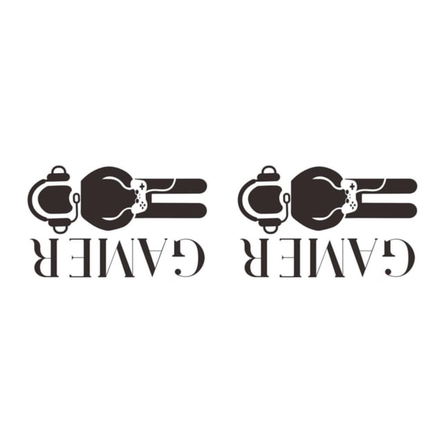 Bewildely Pegatinas de coche con estilo - Moderno para decoración de coche personalizada Pegatinas de pared para dormitorios Aseo Pegatina de Pegatina 2Conjunto