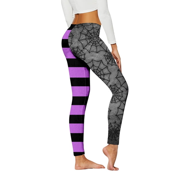 WILLBEST Leggins Deportivos Mujer Mallas Con Estampado De Halloween Para Mujer Mallas De Yoga Deportivas, Cómodas Y Casuales