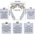 thumbnail image 4 of Neck Pain Neck Massager, Neck Massager with Heating Function, USB Rechargeable Neck Relaxation Massager, 4 of 5