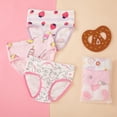 thumbnail image 3 of GYRATEDREAM Girls Underwear 100% Cotton Brief for Girls Breathable Toddler Girl Underwear Comfort Baby Girls Panties 3 Packs for 3-12Y Briefs-B, 3 of 5