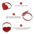 thumbnail image 3 of 8 Pcs Valentine's Day Napkin Ring Metal Holders Wedding Decorations for Tables Rose Gold Valentines Dining Heart Button, 3 of 6