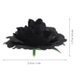 thumbnail image 2 of IDEANATEGRATE 10Ud Flores Negras Artificiales Para Con Alta Realismo Para Arreglos Y Manualidades, 2 of 8