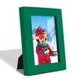 thumbnail image 2 of Grooved 3.5 in. x 5 in. Green Picture Frame Set (Set of 4), 2 of 6