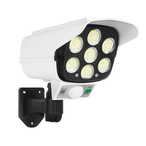 Aihimol Solar Powered Human Sensor Security Fake Dummy Camera with Flashing Led Outdoor Use for Garden and Business