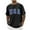 Black, variant on Round Neck T-Shrit for Men Casual Short Sleeve Workout Tshirts Loose Fit USA Letter Print Athletic Tees Tops L