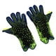 thumbnail image 2 of Guantes de portero de fútbol de látex grueso, antideslizantes, transpirables y acolchados, para entrenamiento y competición, fluorescentes, talla 7, 2 of 14