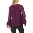 thumbnail image 2 of CeCe womens  Top, XL, Purple, 2 of 4