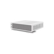 Fractal Design Ridge White Mini-ITX Slim Small Form Factor Console PC Case with PCIe 4.0 Riser