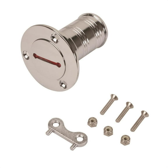 Chrome Plated Stainless Steel Flush Mount Fuel Fill