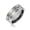 Silver, variant on Bling Jewelry Mens Wide Channel Set CZ Couples Wedding Band Ring 7MM Silver Tone Titanium