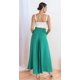 thumbnail image 4 of Pantalones Casuales para Mujer, con Cintura Elástica y Pierna , con Bolsillos. Verde M, 4 of 9