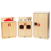 3-Pc Birch Play Kitchen Set