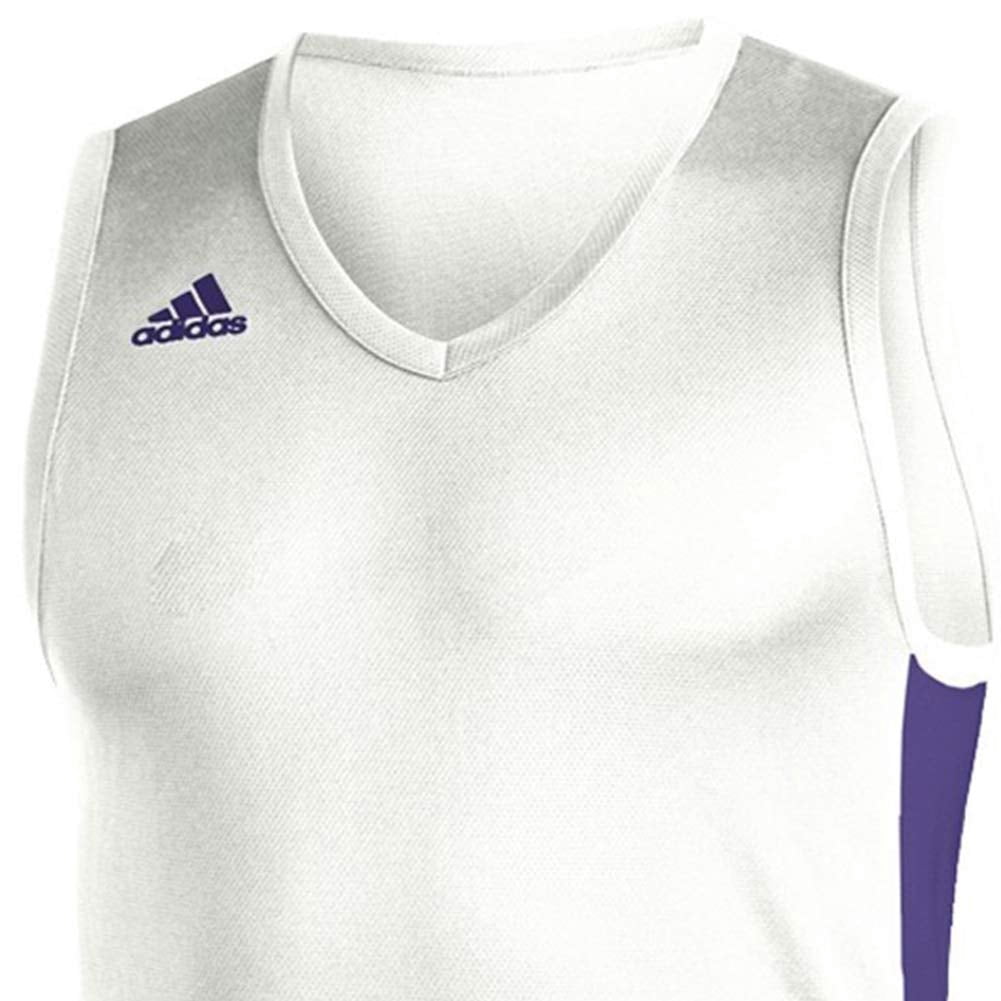 adidas Team N3xt Prime Game Jersey - Men's Basketball XL White/Collegiate Purple