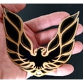thumbnail image 2 of Pontiac 1976-81 Firebird / Trans Am Flat Wall Emblem / Metal Art Sign (Black), 2 of 6